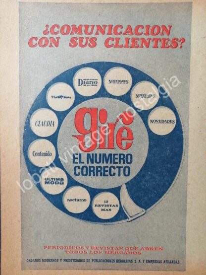 CARTEL ANTIGUO ORIGINAL DE SET DE 8 AFICHES DE PERIODICOS DE LOS AÑOS 40s-60s - Imagen 7