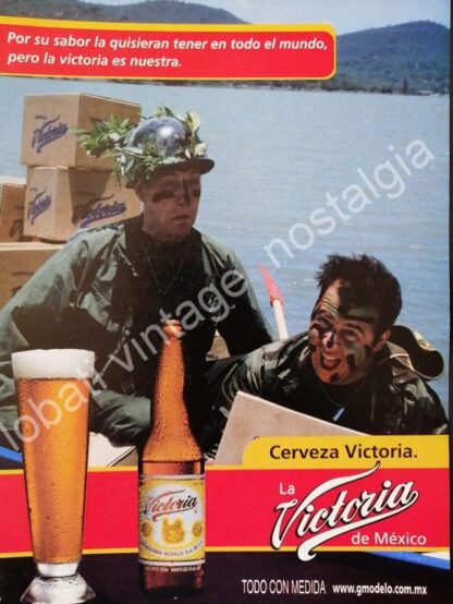 CARTEL ANTIGUO ORIGINAL DE SET DE 6 AFICHES, CERVEZAS MAS POPULARES 1960s Y 70s - Imagen 7