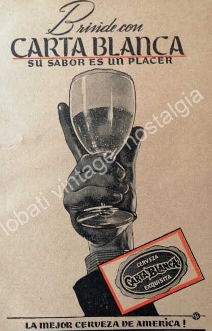 CARTEL ANTIGUO ORIGINAL DE SET DE 6 AFICHES, CERVEZAS MAS POPULARES 1960s Y 70s - Imagen 6