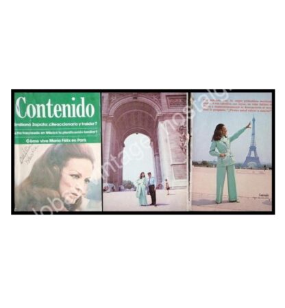 CARTEL ANTIGUO ORIGINAL DE MARIA FELIX EN PARIS 1976