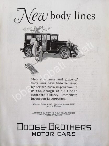 CARTEL ANTIGUO ORIGINAL DE AUTOS DODGE BROTHERS 1930 /314