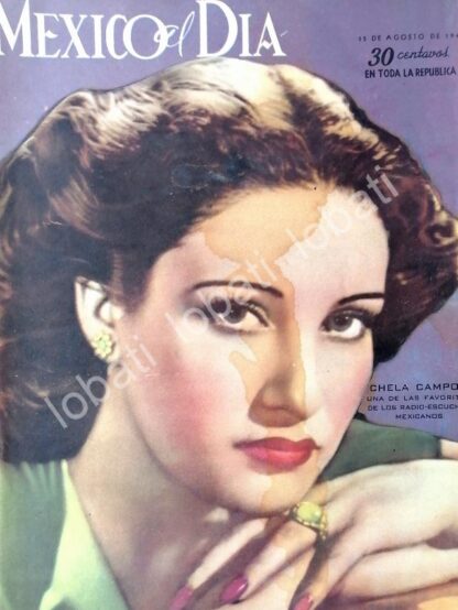 PORTADA ANTIGUA ORIGINAL  Y CHELA CAMPOS 1945 /FEP