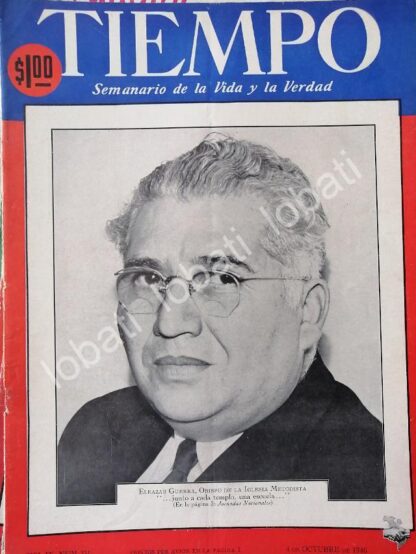 PORTADA ANTIGUA ORIGINAL  CON ELEAZAR GUERRA OLIVARES 1945 / RLG