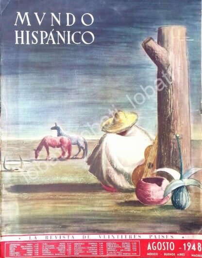 PORTADA ANTIGUA ORIGINAL  ARTISTICA ESTEREOTIPO LATINOAMERICANO 1948