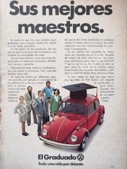 CARTEL ANTIGUO ORIGINAL DE BUJIAS CHAMPION Y AUTOS VOLKSWAGEN VOCHO 1969 /674