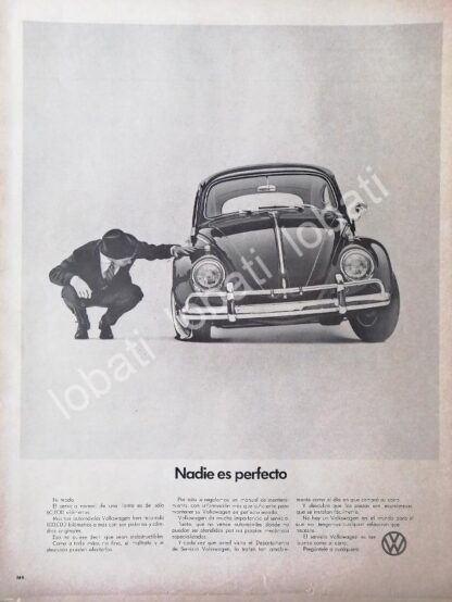 CARTEL ANTIGUO ORIGINAL DE AUTOS VOLKSWAGEN VOCHO 1964 /653 (T. GRANDE)