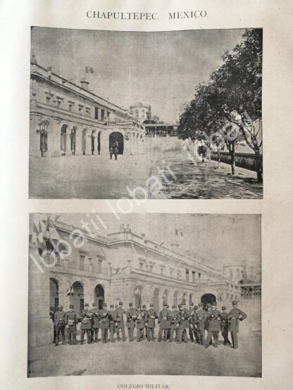 CARTEL ANTIGUO ORIGINAL DE COLEGIO MILITAR DE CHAPULTEPEC 1894 / MLT - Imagen 3