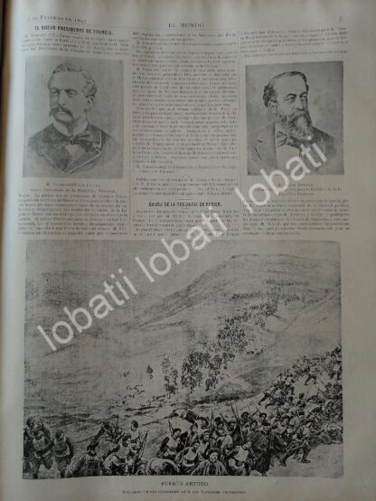 CARTEL ANTIGUO ORIGINAL DE EL CASO DREYFUS 1895 (ALFRED DREYFUS) DEGRADACION Y PRISION / MLT - Imagen 3