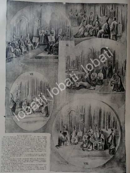 CARTEL ANTIGUO ORIGINAL DE 1895 JOAQUIN ARCADIO PAGAZA EN CONSAGRADO OBISPO DE VERACRUZ / RLG