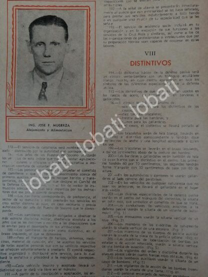 CARTEL ANTIGUO ORIGINAL DE LIBRETO DE INSTRUCCIONES, MEXICO EN GUERRA 1943 /SEGUNDA GUERRA MUNDIAL - Imagen 11