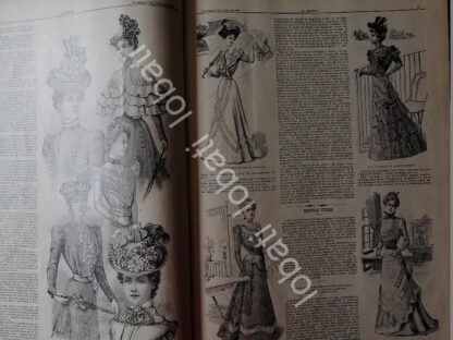 GACETA ANTIGUA 1898. " PAGINAS DE LA MODA " /25 - Imagen 2