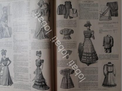 GACETA ANTIGUA 1898. " PAGINAS DE LA MODA " /26 - Imagen 2