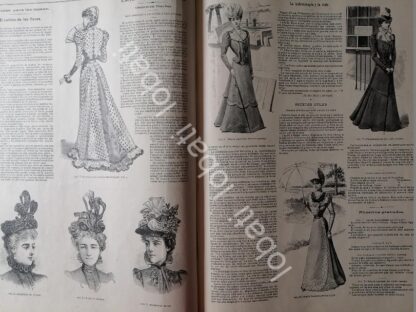 GACETA ANTIGUA 1898. " PAGINAS DE LA MODA " /27