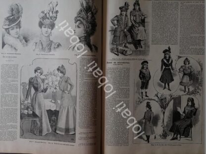 GACETA ANTIGUA 1898. " PAGINAS DE LA MODA " /42 - Imagen 2