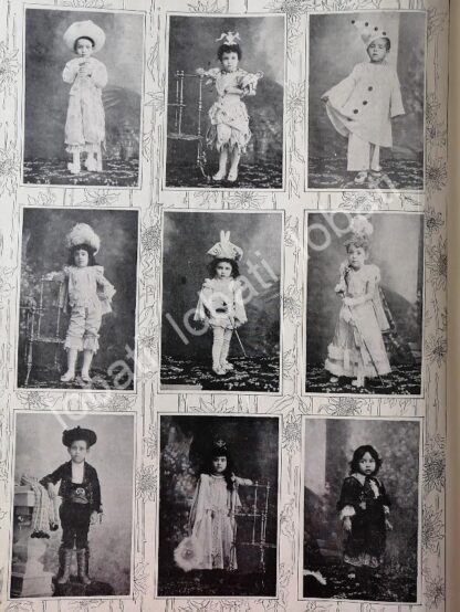 CARTEL ANTIGUO ORIGINAL DE NIÑOS DEL COLEGIO DE LAS SEÑORITAS SALGADO EN OAXACA 1898 / LDM ESCUELAS