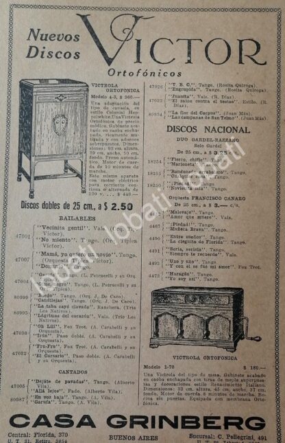 CARTEL ANTIGUO ORIGINAL DE SET DE 7 MINI CARTELES DE RADIOS 1920s - 50s / 273 - Imagen 5