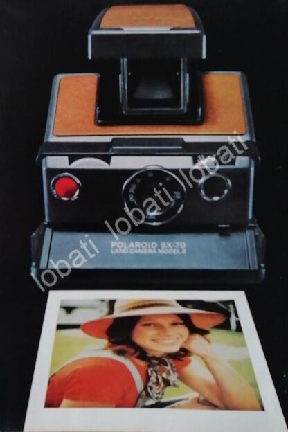 CARTEL ANTIGUO ORIGINAL DE CAMARAS FOTOGRAFICAS POLAROID SX-70 1970s /430