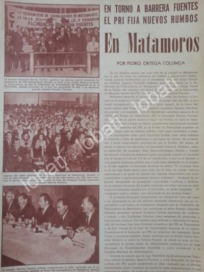 CARTEL ANTIGUO ORIGINAL DE FLORENCIO BARRERA FUENTES 1965