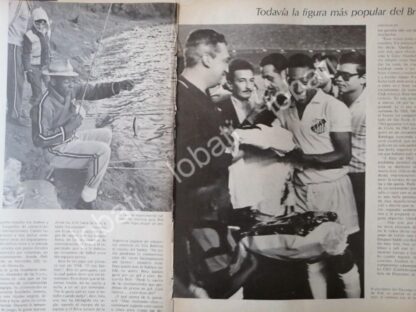 CARTEL ANTIGUO ORIGINAL DE EL FUTBOLISTA PELE, SU VIDA 1950s