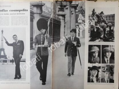 CARTEL ANTIGUO ORIGINAL DE MARIO MORENO CANTINFLAS EN LONDRES 60s