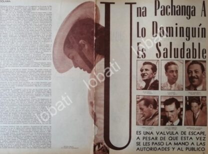 CARTEL ANTIGUO ORIGINAL DE SOBRE MARIA FELIX Y DOMINGUIN 1956