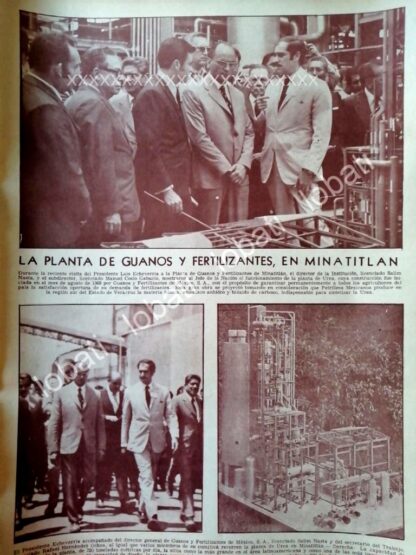 CARTEL ANTIGUO ORIGINAL DE . FERTILIZANTES DE MINATILAN 1970