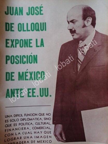 CARTEL ANTIGUO ORIGINAL DE . JUAN JOSE DE OLLOQUI 1970