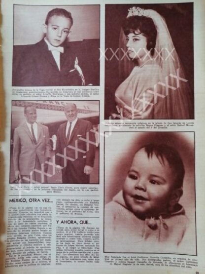 CARTEL ANTIGUO ORIGINAL DE BODA. MORANCHEL FRAGOSO ETC 1964