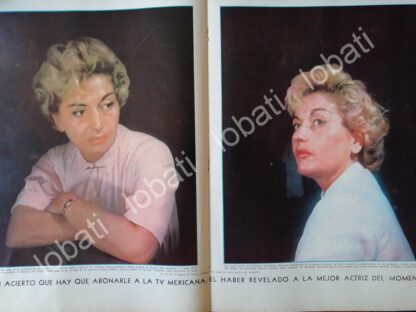 CARTEL ANTIGUO ORIGINAL DE SOBRE OFELIA GUILMAIN 1960s /FEP - Imagen 2