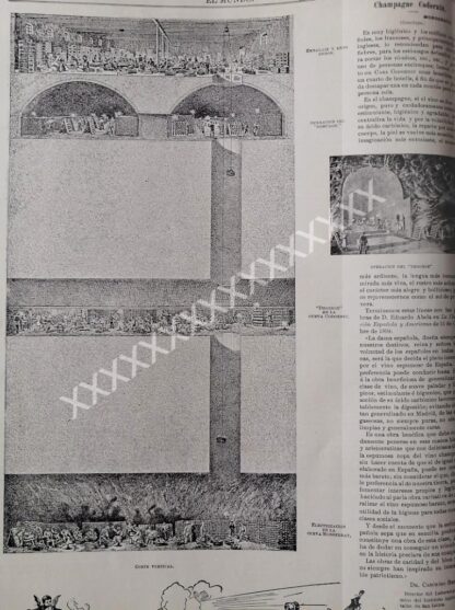 NOTA DE PRENSA 1896 LA CASA CODORNIU (CHAMPAGNE)