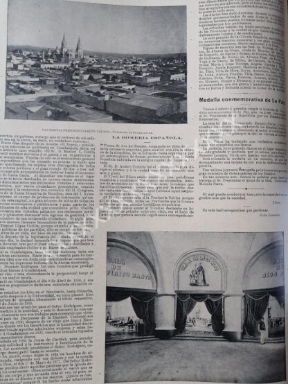 NOTA DE PRENSA 1896 FIESTAS PRESIDENCIALES EN JALISCO - Imagen 4