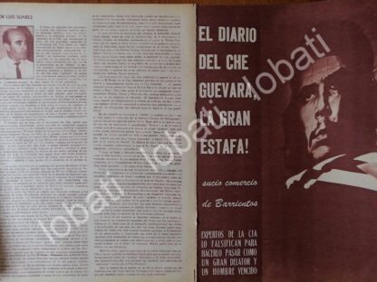 AFICHE RETRO DIARIO DEL CHE GUEVARA, UNA ESTAFA 1969