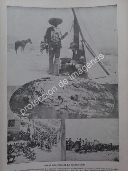 AFICHE ANTIGUO 1912 BATALLA DE BACHIMBA. CHIH