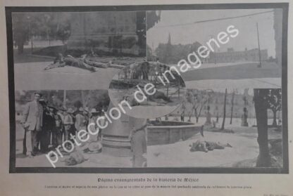 AFICHES ANTIGUOS ORIGINALES DE LA DECENA TRAGICA 1913 - Imagen 4