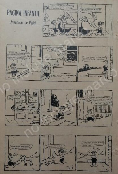 TIRA COMICA ANTIGUA. 1920 AVENTURAS DE PIPIRI / RARO