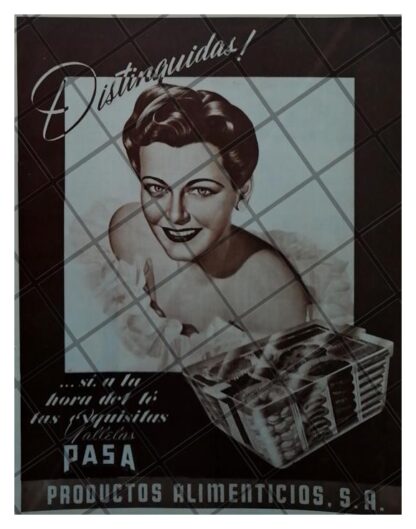 CARTEL ANTIGUO ORIGINAL GALLETAS PASA 1951 /246