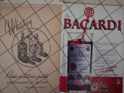 12 CARTELES RETRO. VINOS Y LICORES 1940s 80s /623 - Imagen 6