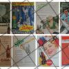 8 CARTELES ANTIGUOS REFRESCOS VARIOS AÑOS 40s-70s /318