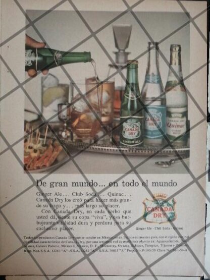 6 CARTELES ANTIGUOS REFRESCOS VARIOS AÑOS 40s-70s /317 - Imagen 4