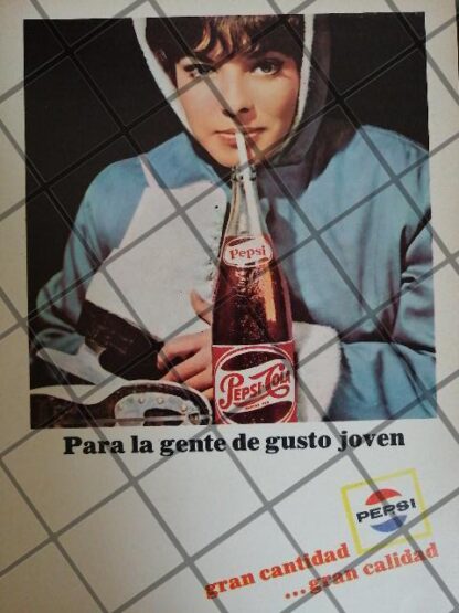 8 CARTELES ANTIGUOS REFRESCOS VARIOS AÑOS 40s-70s /316 - Imagen 2