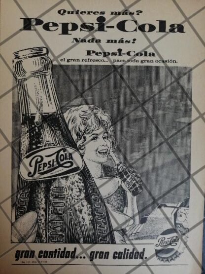 4 CARTELES ANTIGUOS REFRESCOS VARIOS AÑOS 40s-50s /315 - Imagen 5