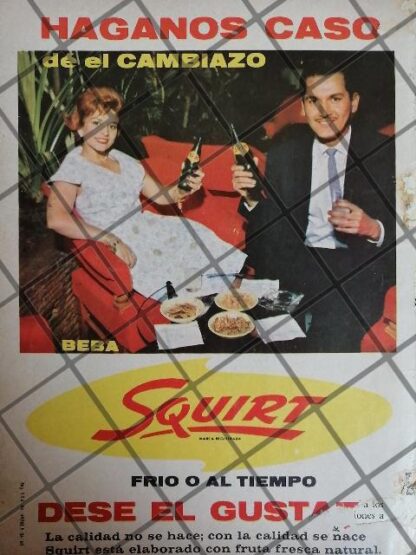 6 CARTELES ANTIGUOS REFRESCOS VARIOS AÑOS 50s-80s /313 - Imagen 4