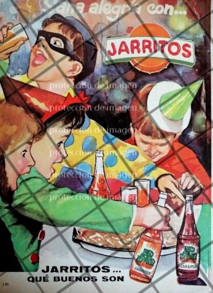 CARTEL ANTIGUO REFRESCOS JARRITOS 1950 /310