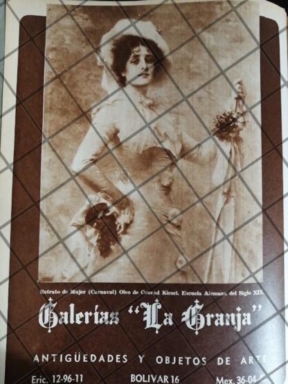 CARTEL ANTIGUO TIENDA GALERIAS LA GRANJA 1948 1104