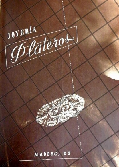 CARTEL ANTIGUO JOYERIA PLATEROS 1948 9