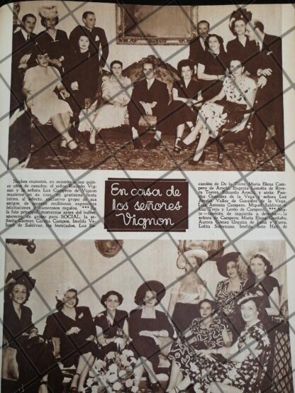 AFICHE ANTIGUO EN CASA VIGNON CAMPERO 1948