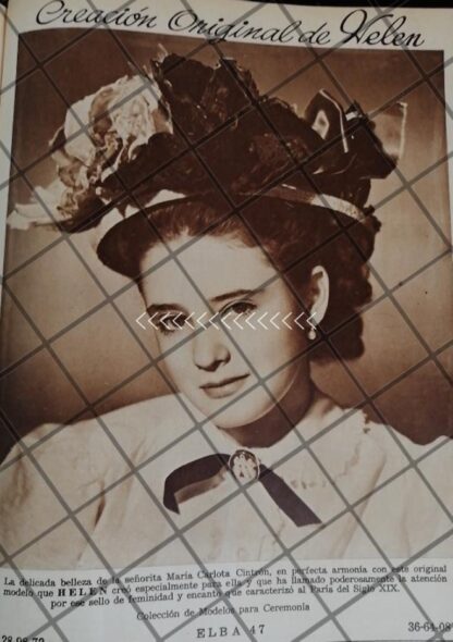 PUBLICIDAD ANTIGUA CON MARIA CARLOTA CINTRON TAPIA 1948