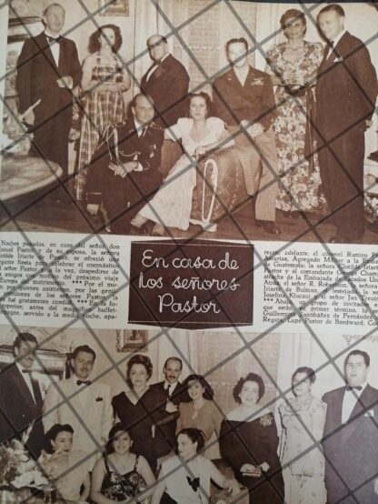 AFICHE ANTIGUO FAMILIA PASTOR IRIARTE Y AMIGOS 1948