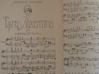 PARTITURA ANTIGUA. TANGO ARGENTINO. ROBERTO FIRPO 1920