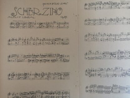 PARTITURA ANTIGUA SCHERZINO, ALOISE F. LEJEAL 1920